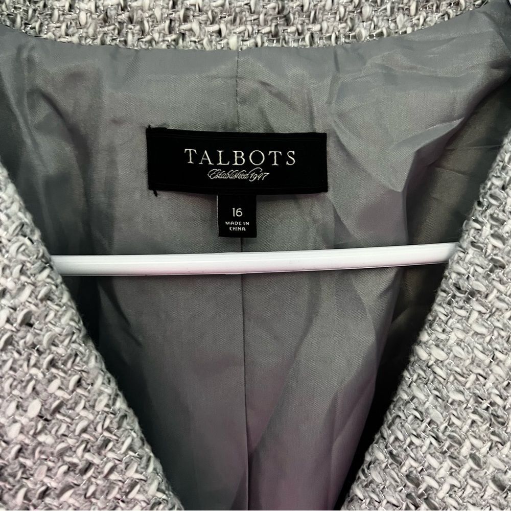Talbots Classic 2 Button Blazer Jacket - image 8